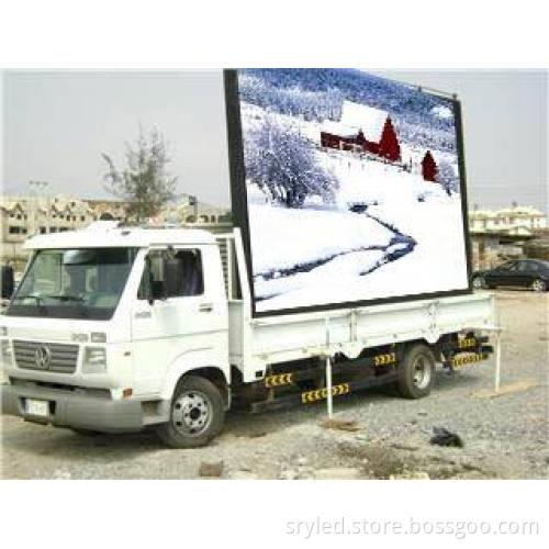 SRY truck mobile led screen full color mobile led display p10 mobile truck led tv screen